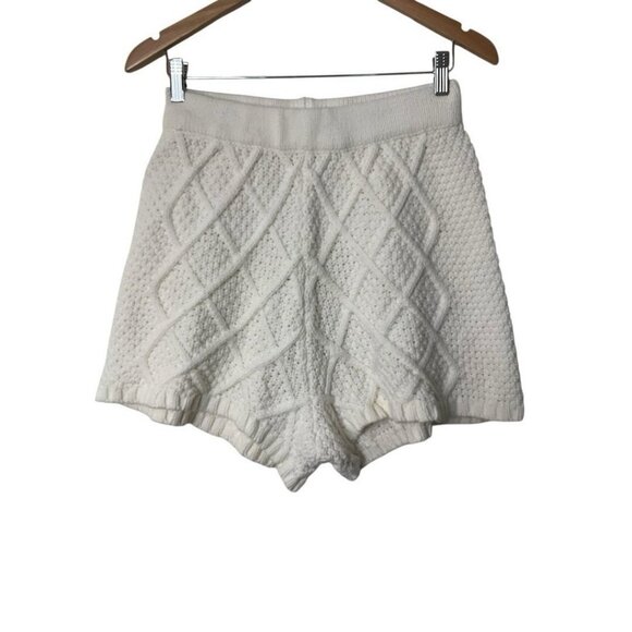 NWT Sabo Ace Knit Shorts Cream Ivory 1677 - Picture 3 of 6